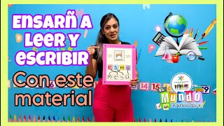 MATERIAL para la LECTORESCRITURA - Enseñar a LEER y ESCRIBIR a un NIÑO / método Rápido Y Fácil