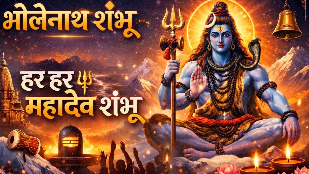 🕉भोलेनाथ शंभू | दिल को छू लेने वाला शिव भजन | Har Har Mahadev🙏
