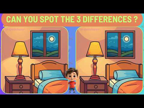 ☁️🧩 Peaceful Puzzle Time 👀💖 | Find the 3 Differences Challenge [4K]