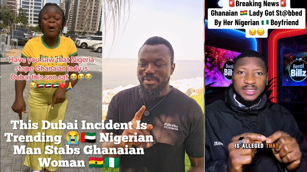 Этот инцидент в Дубае в тренде 😭🇦🇪 Нигериец ударил ножом ганскую женщину 🇬🇭🇳🇬