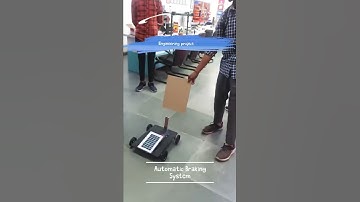 ABS Automatic Braking System in EV cars using Arduino and Ultrasonic Sensor #project #ideas