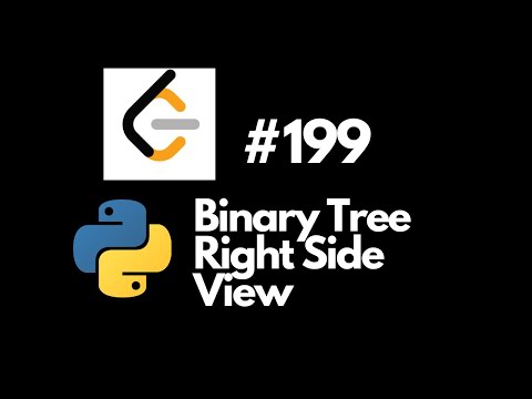 Leetcode 199 Binary Tree Right Side View in Python #python