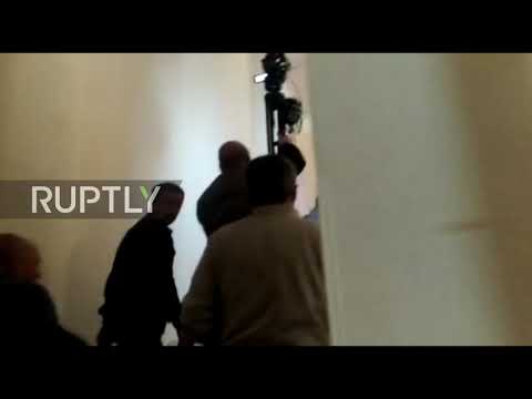 Protesters break into govt building in Yerevan as Pashinyan signs statement on Karabakh ceasefire