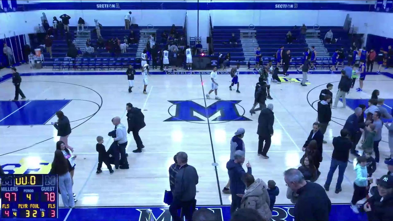 Millburn High School vs Irvington High School Mens Varsity Basketball