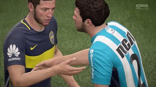 Boca vs Racing FIFA 17 partido de liga. 1080p 60fps