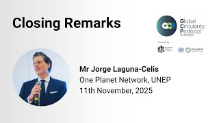 COP30 Global Circularity for Business Launch - Remarks by Head, One Planet Network, UNEP