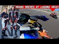 Riding with keanu reeves at laguna seca