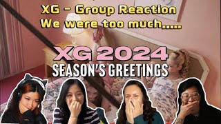 WE HAD TO STUDY THIS FRAME BY FRAME...XG - 2024 SEASON'S GREETINGS - GROUP REACTION!!