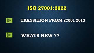 Whats New in ISO 27001 : 2022 || Difference Between ISO 27001: 2013 and ISO 27001 : 2022