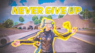 NEVER GIVE UP ❤️/ BGMI MONTAGE/ 60 FPS❤️/@ultersaggy3494