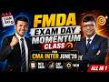 FMDA Exam Day Momentum Class for CMA Inter June'26 | MCQ Bank, Cap Budg, WCM | All in 1 | SJC