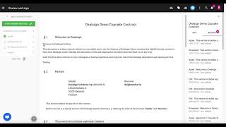 Dealsign: Review and sign