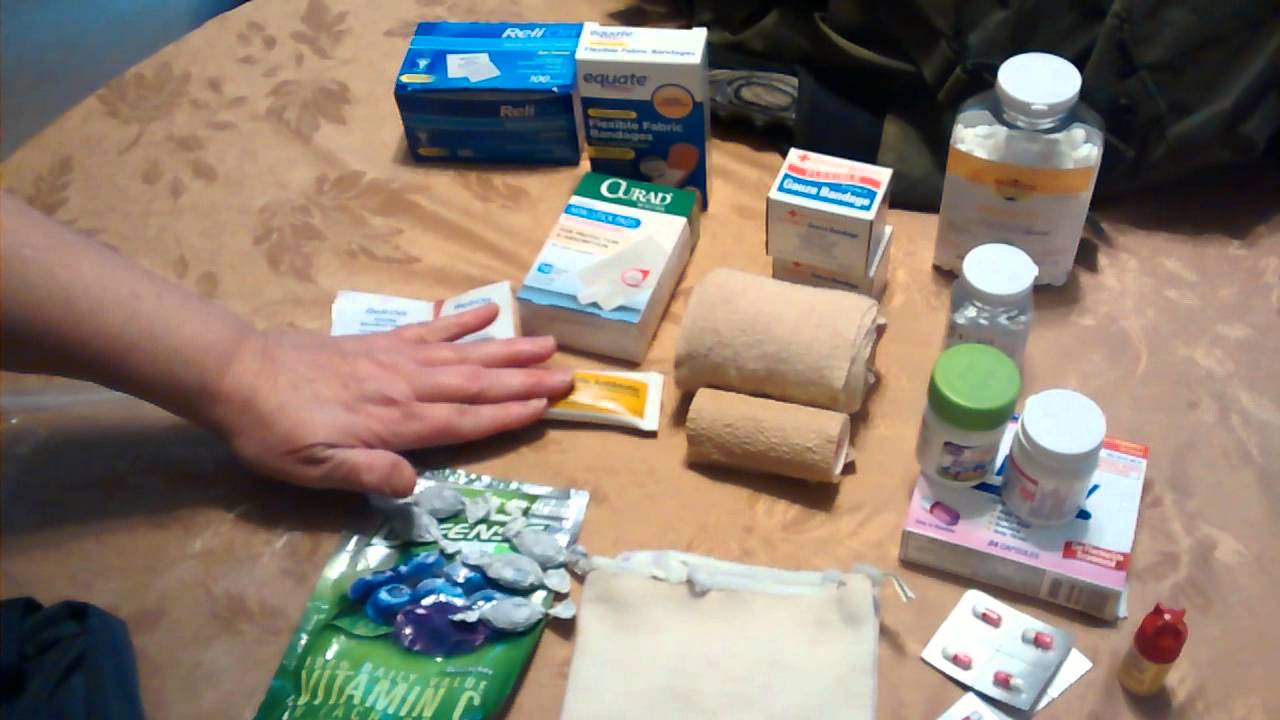 First Aid Kit for Bug Out Bag or Edc pack YouTube