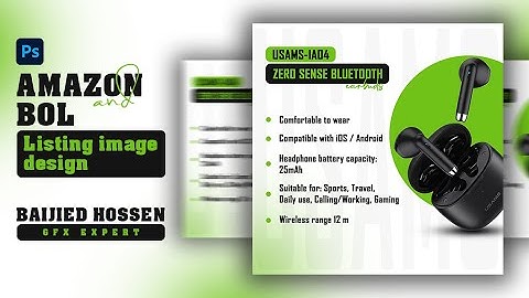 Amazon Listing Image Design | Photoshop | Baijied Hossen