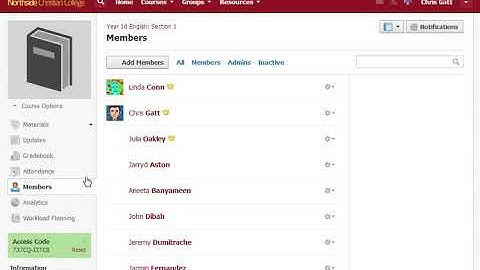 Adding students in Schoology