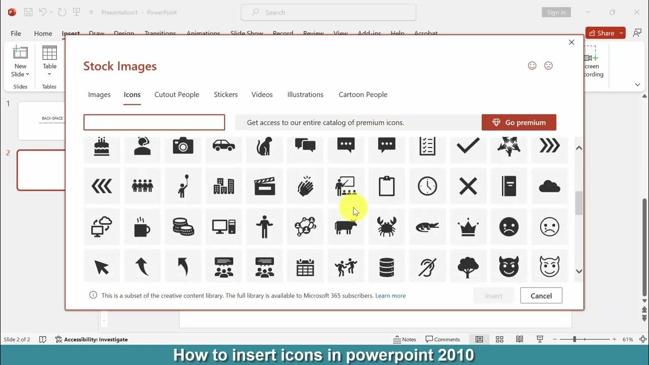 how-to-insert-icons-in-powerpoint-2010-youtube