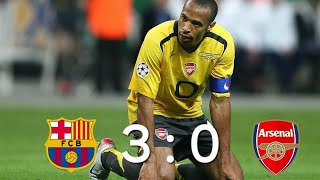 Barcelona 3:0 Arsenal 2006