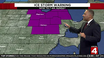 Metro Detroit weather forecast: Dangerous rain, ice storm develops Saturday