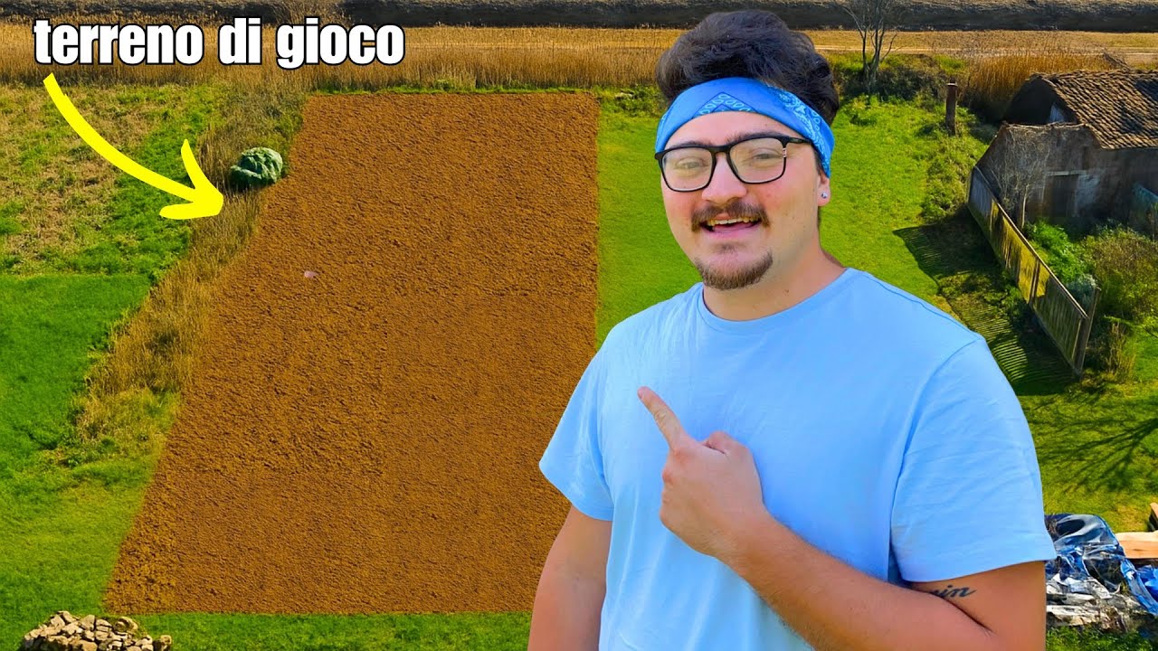 COSTRUISCO UN CAMPO DA CALCIO EP.3