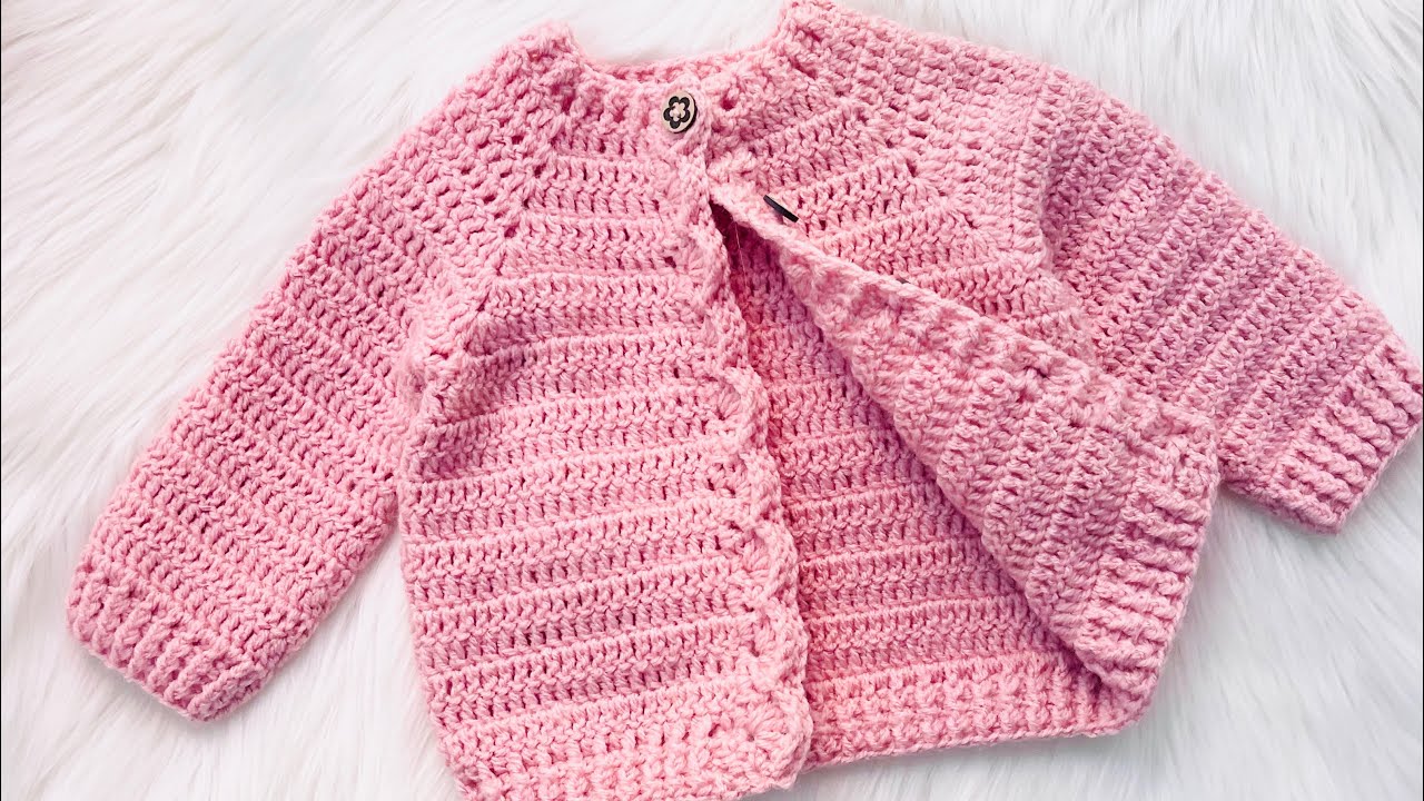 Amina Cardigan Sweater: Quick & Easy Crochet Pattern | Beginner Friendly by Crochet for Baby
