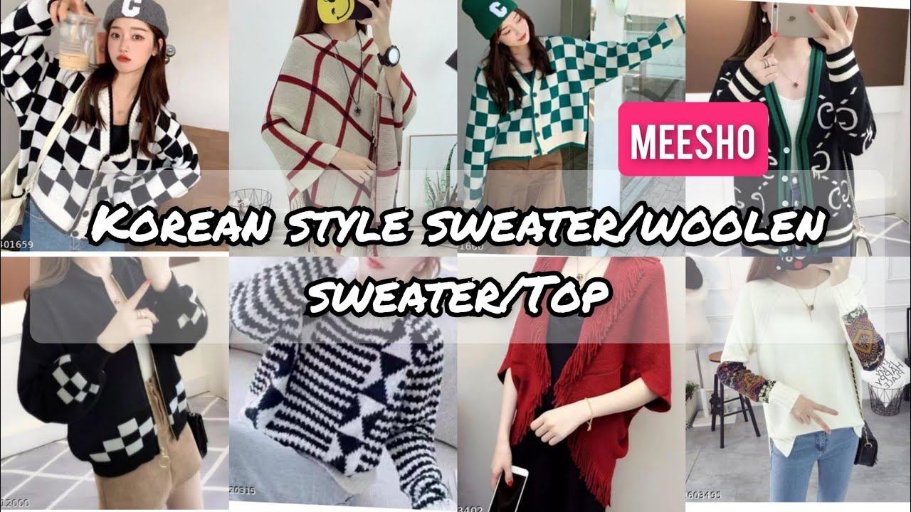 meesho woolen tops