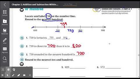 Lesson 1.2 Round to the Nearest Ten or Hundred