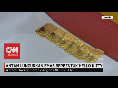 Antam Luncurkan Emas  Berbentuk Hello  Kitty  YouTube