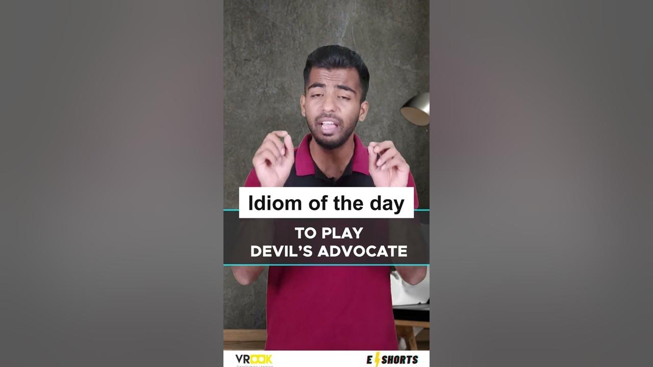 Idiom - To Play Devil's Advocate - Funky English