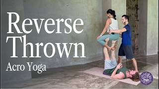 Acro Yoga Reverse Throne Tutorial | Beginner Partner Balance & Acro Yoga Technique (Ulu Yoga)