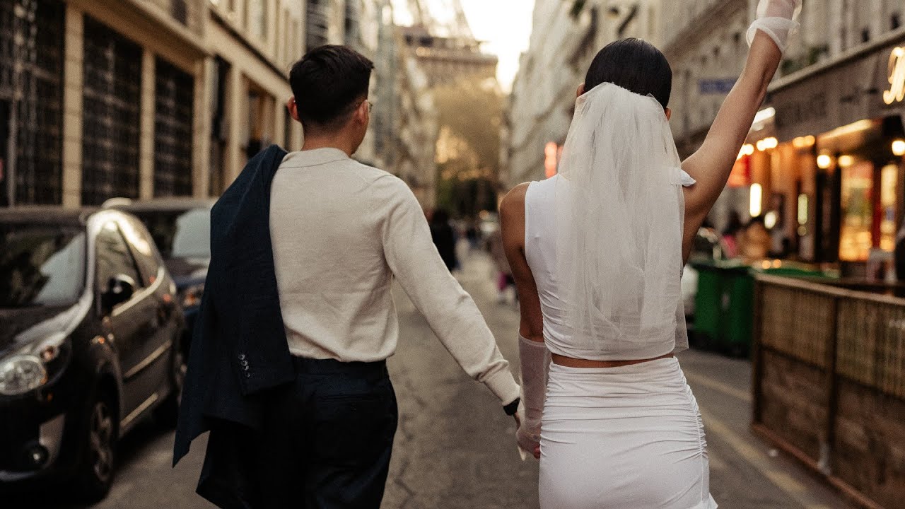 Fun & Editorial Paris Pre-Wedding Film // Olivia & Filbert