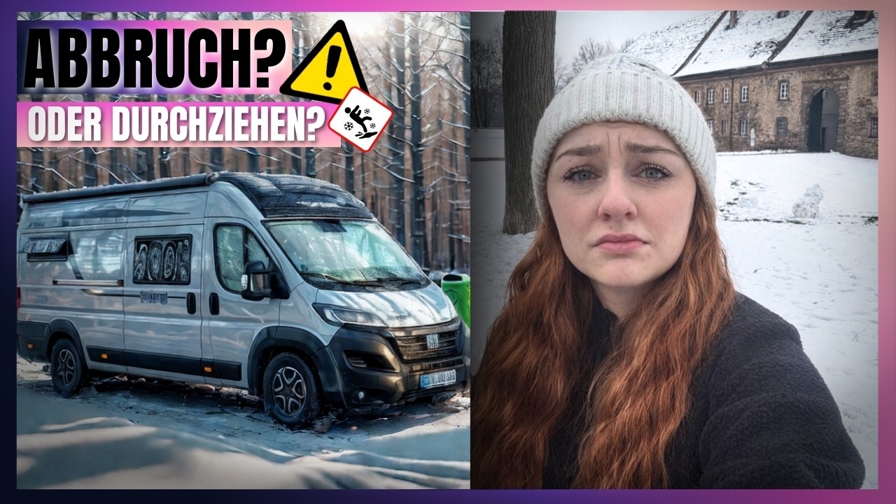 Eis, Schnee, RISIKO! – schaffen wir diese Camper-Tour?