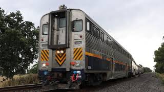 Trains Through Davis, CA! ~ Feat. CDTX 8306, CFNR, UP, and MORE!