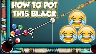 You will Laugh After Watching This - How He will Pot Black (Part 2) - 8 Ball Pool Miniclip