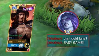 CLINT VS REVAMP MOSKOV IN GOLD LANE!? ( must watch this! )