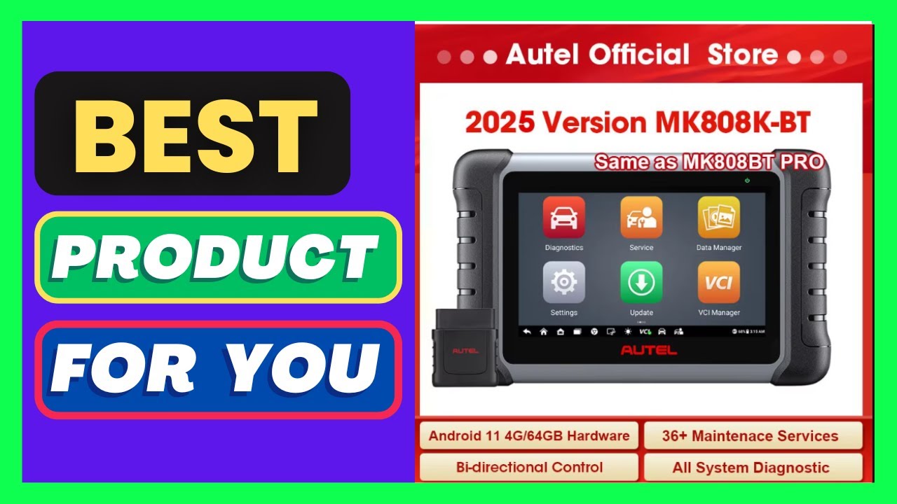 Autel MaxiCOM MK808KBT PRO Diagnostic Tool
