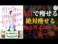 【5日で体は変わります！】ダイエット母さん、20kgの脂肪をちぎり捨ててみた。【６つのゆるダイエットルールを守るだけ】