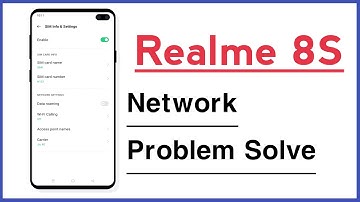 Realme 8S Network Problem Solve