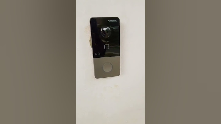 Doorbell camera hikvision ม เส ยงด งในบ าน