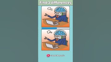 Can you find 3 differences between the two images | Challenge #17 |  #emoji_quiz #find_differences