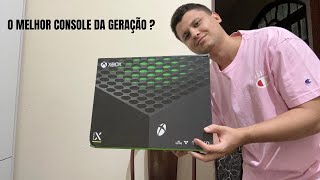 COMPREI UM XBOX SERIES X EM 2024 (UNBOXING)