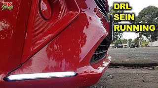 INSTALLING DRL/RUNNING TURN SIGNAL LIGHTS ON THE FRONT BUMPER OF THE SUGRA CALYA