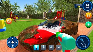 Araba Yıkama Simülatörü - Power Washing Cleaning Games - Android Gameplay screenshot 2