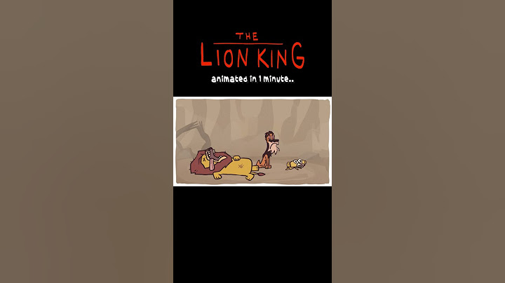 Lion King in ONE MINUTE #shorts