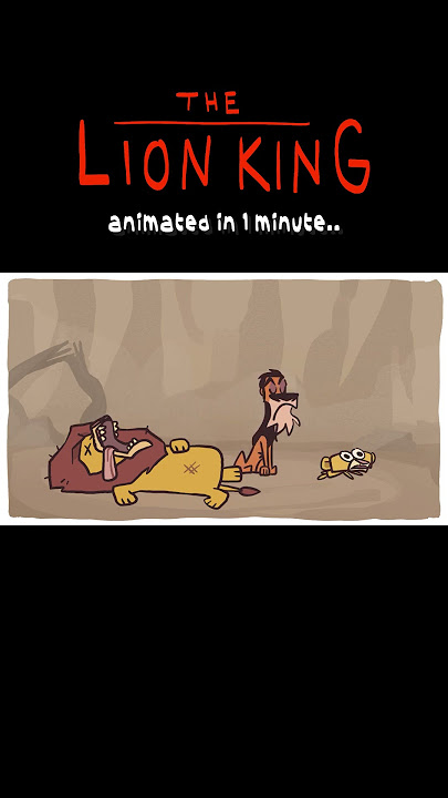 Lion King in ONE MINUTE #shorts