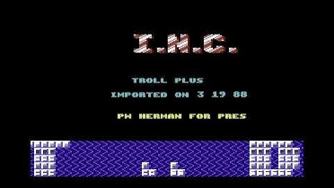 C64 Intro: 1988 International Network of Chaos