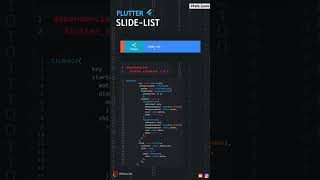 Slidable List 🔥 in Flutter 🚀 Subscribe to 2ByteCode #flutter #fluttertutorialforbeginners