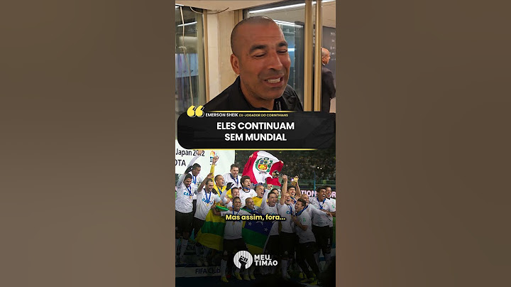 EMERSON SHEIK PROVOCA O PALMEIRAS APÓS ELIMINAÇÃO NO MUNDIAL