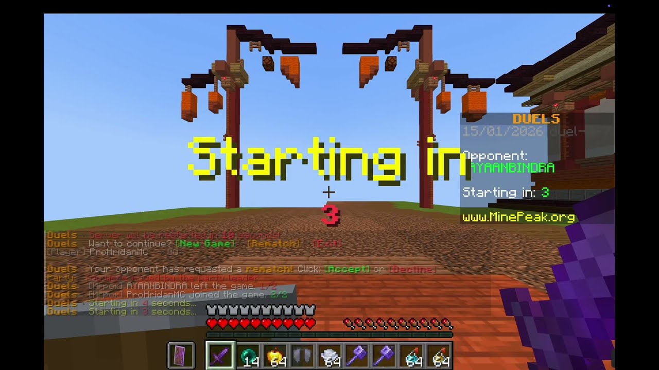 I tried mace pvp for the first time(i am so bad)