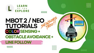 Color sensing Obstacle Avoidance Line Follow | Sensors Trio!! | mBot2 (mBot Neo) Tutorials Color sensing Obstacle Avoidance Line Follow | Sensors Trio!! | mBot2 (mBot Neo) Tutorials
