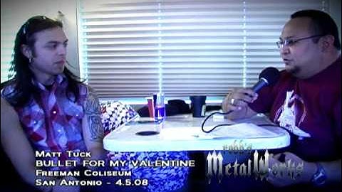 MATT TUCK (Bullet For My Valentine) on Robbs MetalWorks 2008